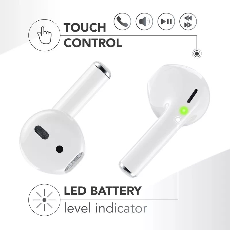 Music Sound SPARK Ακουστικά TWS με οθόνη LED