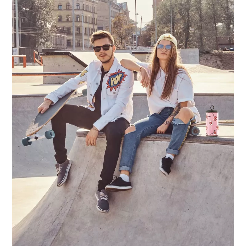 Μονοφωνικό φορητό ηχείο Music Sound Κάθετο ηχείο Ροζ