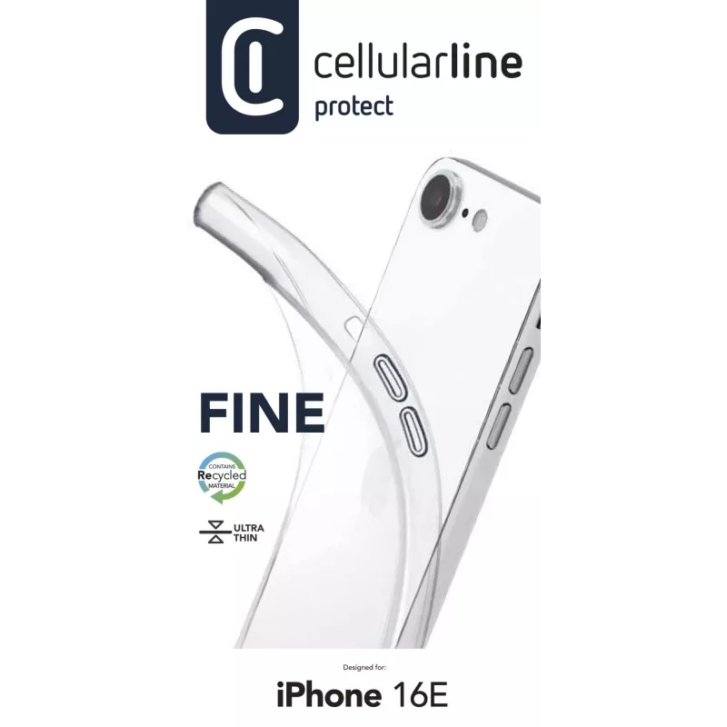 Θήκη Cellularline FINECIPHSE4T Διάφανη για iPhone SE 6,1 ίντσες