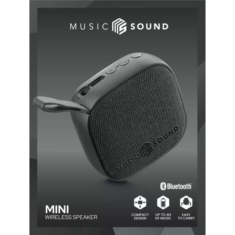 Music Sound Ασύρματο ηχείο Mini συμπαγές και πολύχρωμο 3-Watt ηχείο Bluetooth