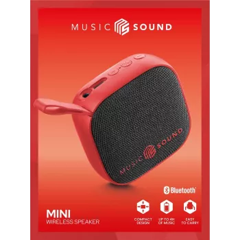 Music Sound Ασύρματο ηχείο Mini Συμπαγές και πολύχρωμο 3-Watt ηχείο Bluetooth