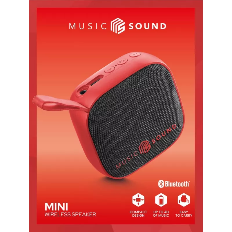 Music Sound Ασύρματο ηχείο Mini Συμπαγές και πολύχρωμο 3-Watt ηχείο Bluetooth