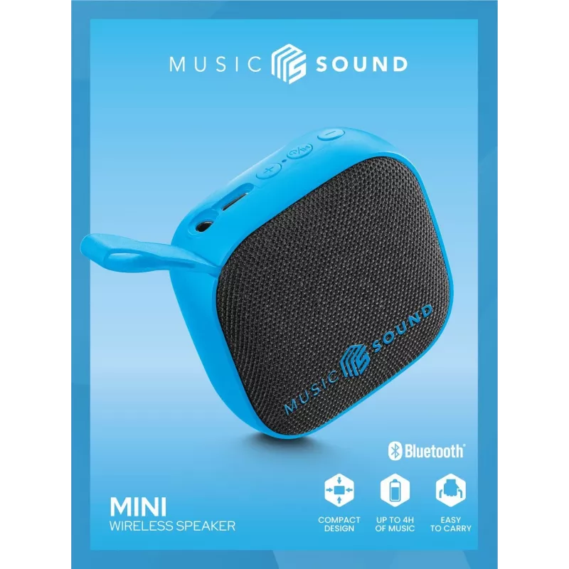 Music Sound Ασύρματο ηχείο Mini Συμπαγές και πολύχρωμο 3-Watt ηχείο Bluetooth