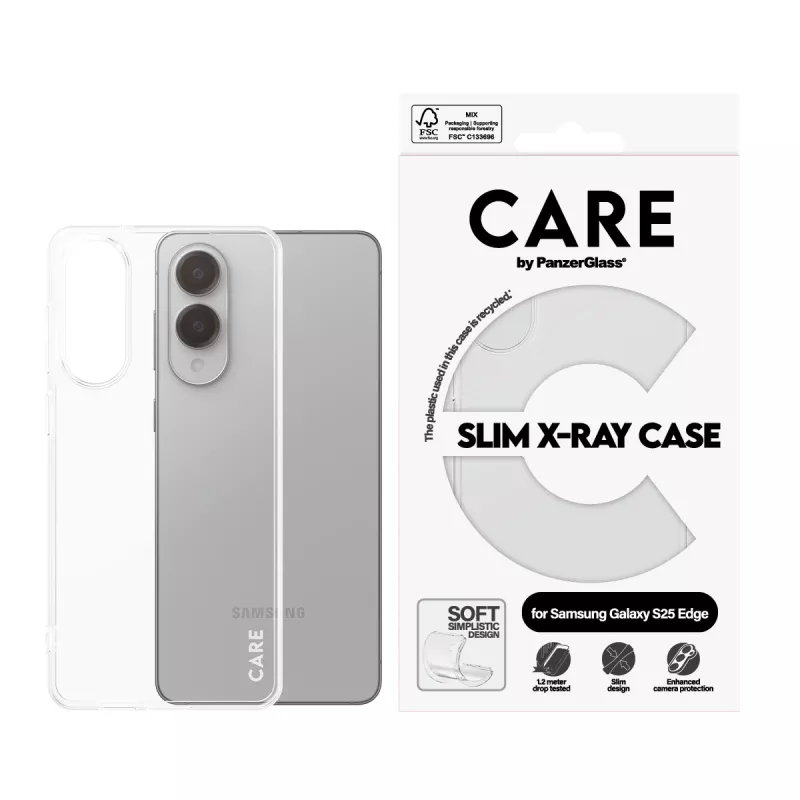 Θήκη PanzerGlass Samsung Galaxy S25 Edge Διαφανές X-Ray Soft