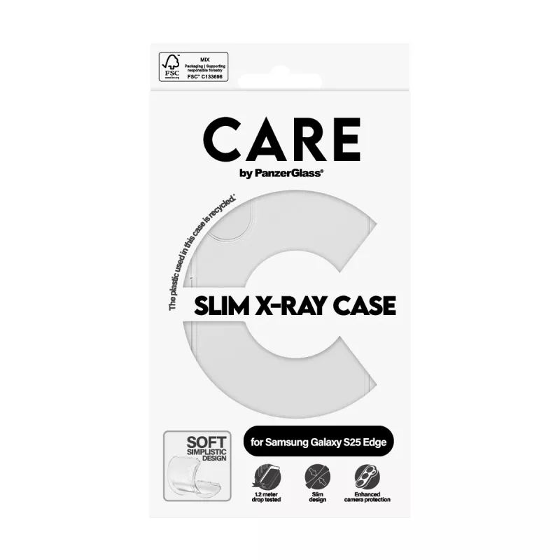 Θήκη PanzerGlass Samsung Galaxy S25 Edge Διαφανές X-Ray Soft