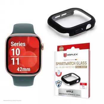 Displex Full Body θήκη για Apple Watch Series 10/11 (42 mm), μαύρη