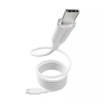 PanzerGlass empower™ by ® μαγνητικό καλώδιο USB-C σε USB-C 240W | USB 2.0 | 1,5 m | Silver White