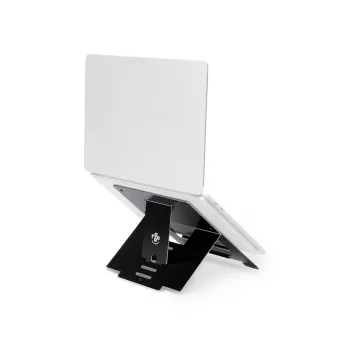 R-Go Tools Βάση laptop R-Go Riser Flexible, ρυθμιζόμενη πτυσσόμενη βάση laptop, εργονομική, αλουμίνιο Hylite, μαύρο