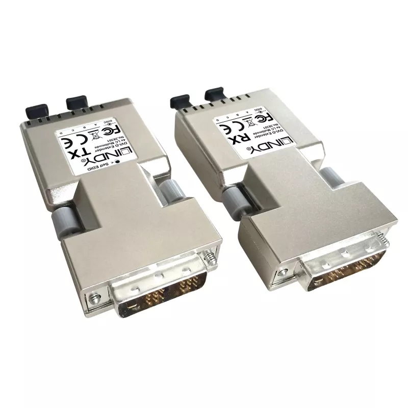 Lindy 500m Οπτική ίνα DVI-D Single Link Extender