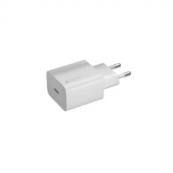 mophie Τροφοδοτικό USB-C – 20 W – Λευκό – EU, Εσωτερικής χρήσης, AC, ασύρματη φόρτιση, Λευκό