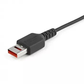 StarTech.com Καλώδιο Φόρτισης Ασφαλείας 1m – USB-A σε Micro-USB Αποκλεισμός Δεδομένων Μόνο Φόρτιση – Καλώδιο Μόνο Ισχύος για Τηλέφωνο/Tablet – Καλώδιο Προσαρμογέα USB Αποκλεισμού Δεδομένων