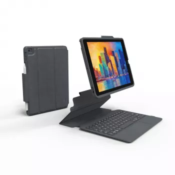 ZAGG Πληκτρολόγιο Pro Keys with Trackpad-Apple-iPad 10.2-Μαύρο/Γκρι-Γερμανικό