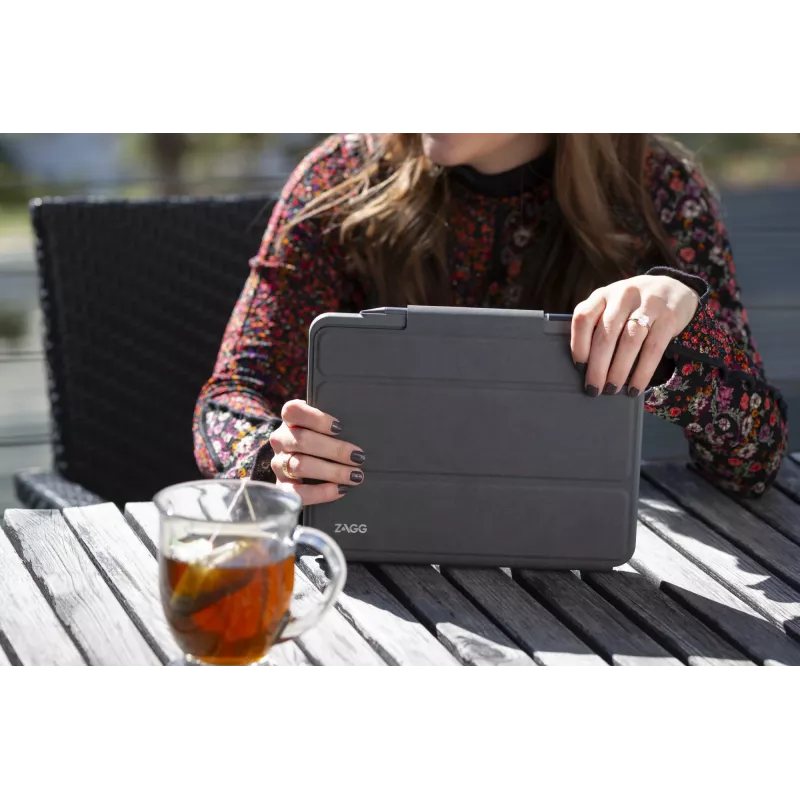 ZAGG Πληκτρολόγιο Pro Keys with Trackpad-Apple-iPad 10.2-Μαύρο/Γκρι-Γερμανικό