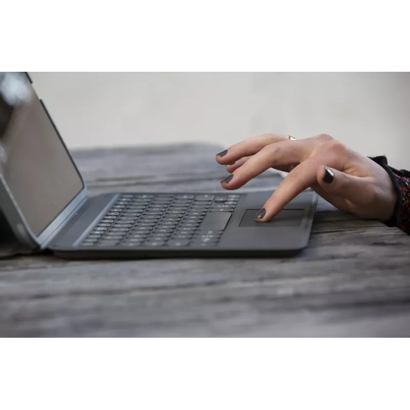 ZAGG Πληκτρολόγιο Pro Keys with Trackpad-Apple-iPad 10.2-Μαύρο/Γκρι-Γερμανικό