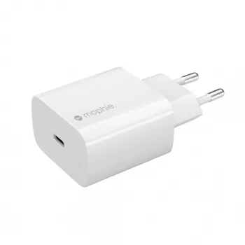 Προσαρμογέας Τοίχου mophie Accessories USB-C 30W GaN Λευκό EU Ταχεία Φόρτιση
