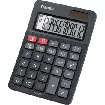 Επιτραπέζια αριθμομηχανή Canon AS-120 II 12 ψηφίων Μαύρη