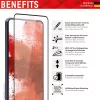 Displex Full Cover Μεμβράνη προστασίας οθόνης Samsung Galaxy S22+ Tempered Glass