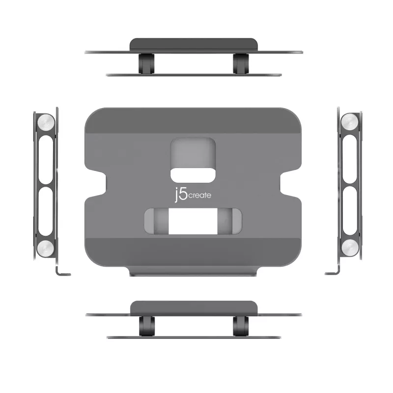 Βάση για laptop & tablet j5create JTS127-N Multi-Angle Αλουμινίου Μαύρο Γκρι