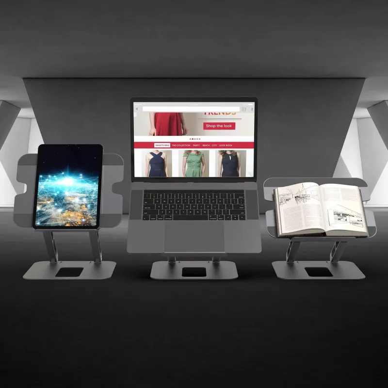 Βάση για laptop & tablet j5create JTS127-N Multi-Angle Αλουμινίου Μαύρο Γκρι