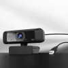 j5create JVCU100 USB™ HD Webcam με περιστροφή 360°, ανάλυση εγγραφής βίντεο 1080p, Μαύρο