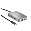 j5create JCD391 4K60 Elite Προσαρμογέας USB-C® PD Multi-Port, Ασημί