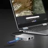 j5create JCD391 4K60 Elite Προσαρμογέας USB-C® PD Multi-Port, Ασημί