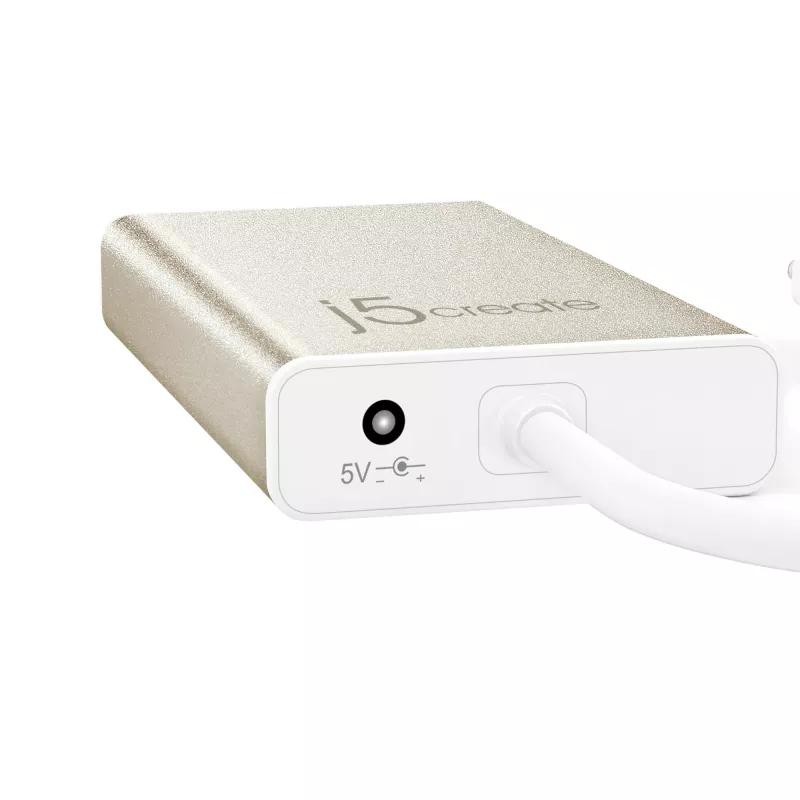 j5create JCH471 USB-C™ Gigabit Ethernet & Hub Multi Προσαρμογέας, Metallic Champagne