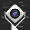 j5create JVCU360 360° Allround Webcam, ανάλυση εγγραφής βίντεο 1080p, Λευκό και Μαύρο