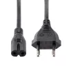 StarTech.com 2 m Καλώδιο τροφοδοσίας laptop, βύσμα EU σε C7, 2,5 A 250 V