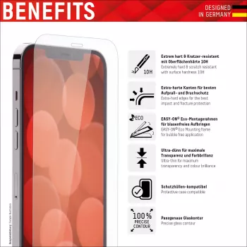 Displex Screen Protector Case Apple iPhone 14 Plus Tempered Glass