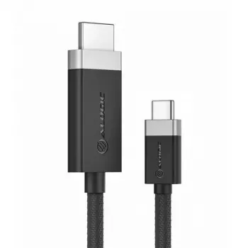 ALOGIC FUCHD1-SGR Προσαρμογέας καλωδίου βίντεο 1 m HDMI Type A USB Type-C Γκρι