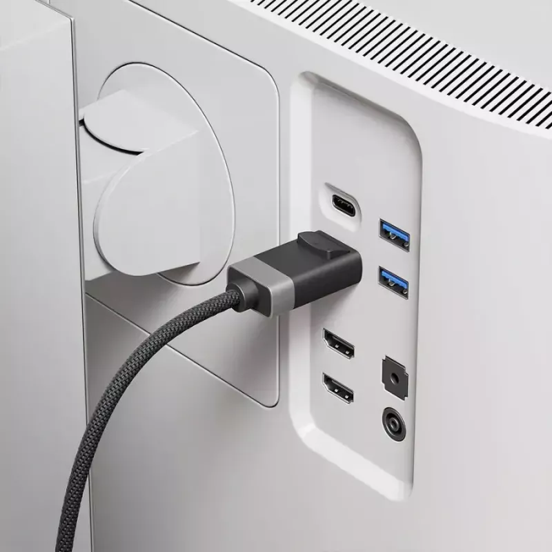 ALOGIC FUDP2-SGR Καλώδιο DisplayPort 2 m Γκρι Μαύρο