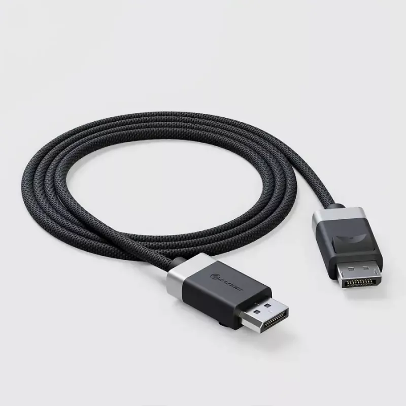 ALOGIC FUDP2-SGR Καλώδιο DisplayPort 2 m Γκρι Μαύρο