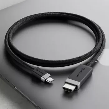 ALOGIC FUCHD2-SGR Προσαρμογέας καλωδίου βίντεο 2 m HDMI Type A USB Type-C Γκρι