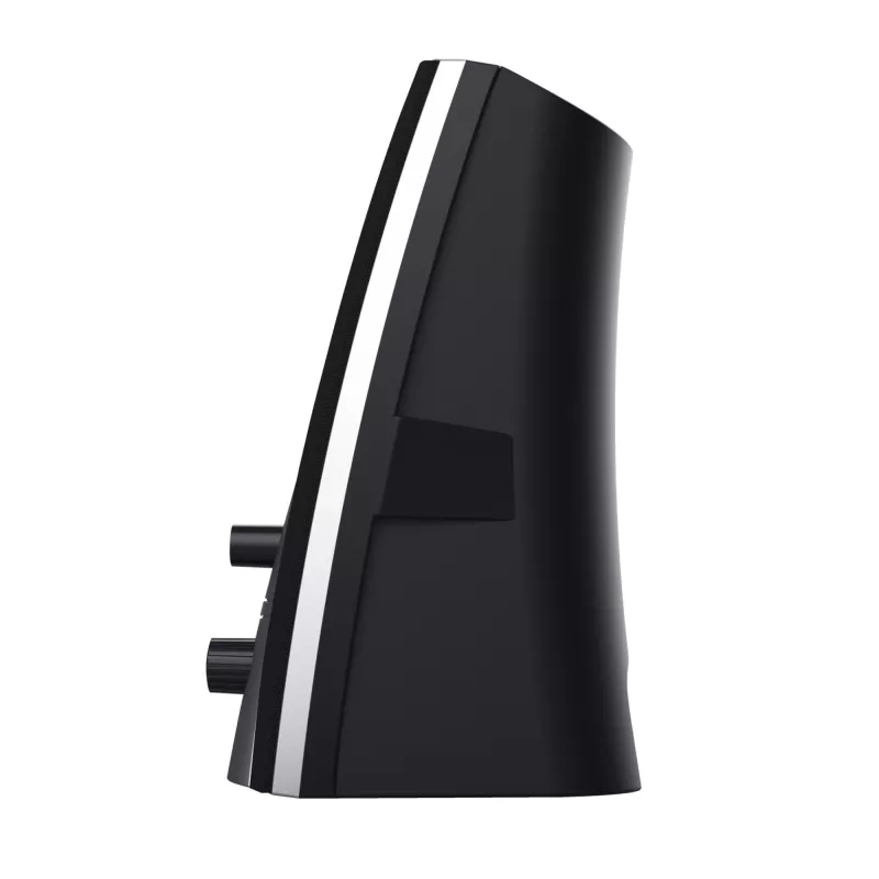 Trust 24660 Σετ ηχείων 5 W PC/Laptop Μαύρο, Μεταλλικό 2.0 κανάλια