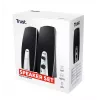 Trust 24660 Σετ ηχείων 5 W PC/Laptop Μαύρο, Μεταλλικό 2.0 κανάλια