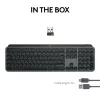 Logitech MX Keys S πληκτρολόγιο Universal RF Wireless + Bluetooth AZERTY Βελγικό Graphite