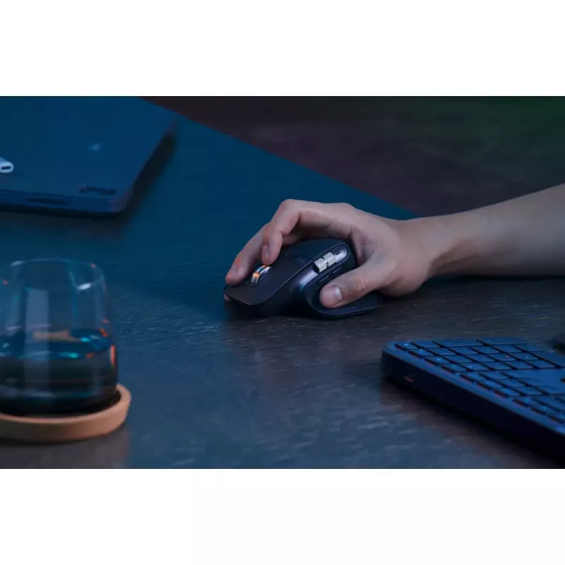 Logitech MX Keys S πληκτρολόγιο Universal RF Wireless + Bluetooth AZERTY Βελγικό Graphite
