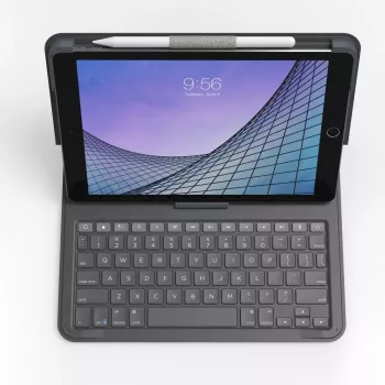 ZAGG Messenger Folio 2 QWERTZ Γερμανικό Bluetooth Charcoal
