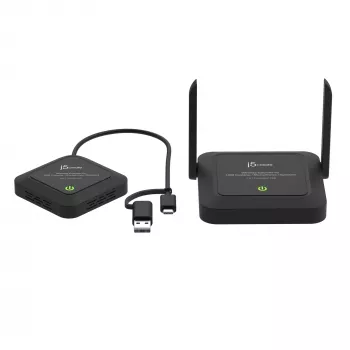 j5create JVW120 Wireless Extender για USB™ κάμερες / μικρόφωνα / ηχεία, μαύρο