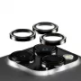 PanzerGlass® Hoops® Metal Camera Lens Protector μαύρο iPhone 15 Pro | 15 Pro Max