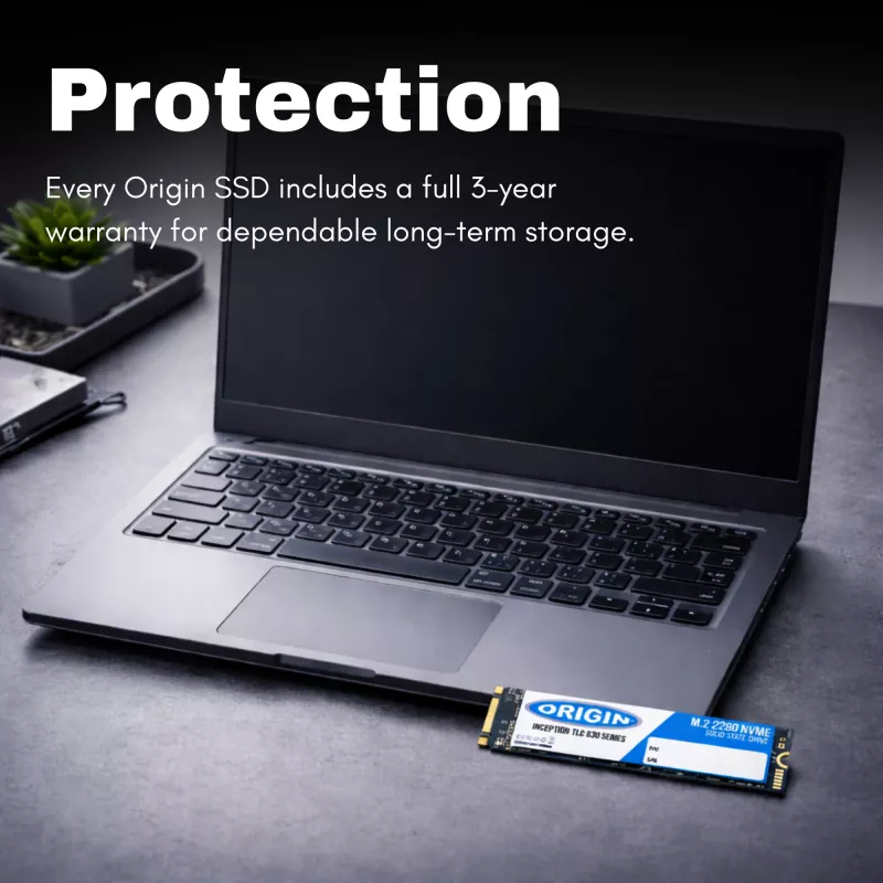 Origin Storage Inception TLC830 Pro Series OTLC1TB3DNVMEM.2/30 SSD 1 TB, M.2 30 mm, NVMe, 3300 MB/s