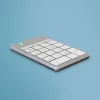 R-Go Tools αριθμητικό πληκτρολόγιο R-Go Numpad Break, εργονομικό αριθμητικό πληκτρολόγιο με λογισμικό Break, Bluetooth, λευκό