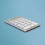 R-Go Tools αριθμητικό πληκτρολόγιο R-Go Numpad Break, εργονομικό αριθμητικό πληκτρολόγιο με λογισμικό Break, Bluetooth, λευκό