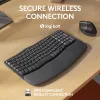 Logitech Wave Keys for Business Εργονομικό πληκτρολόγιο Full-Size Ασύρματο