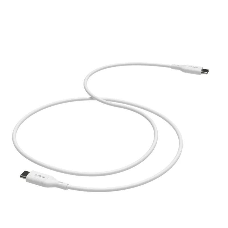 mophie essentials καλώδιο φόρτισης | 1 m καλώδιο USB USB 2.0 USB-C λευκό