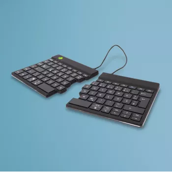 R-Go Tools εργονομικό πληκτρολόγιο R-Go Split Break με λογισμικό Break, εργονομικό διαχωρισμένο πληκτρολόγιο, QWERTZ (DE), Bluetooth, μαύρο