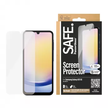 PanzerGlass SAFE. by ® προστασία οθόνης Samsung Galaxy A25 5G | Ultra-Wide Fit με EasyAligner