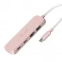 USB-C Hub j5create JCH342ER-N 4-Port Type-C Type-A Gen 2 10000 Mbit/s ροζ