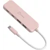 USB-C Hub j5create JCH342ER-N 4-Port Type-C Type-A Gen 2 10000 Mbit/s ροζ